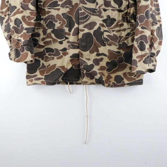 Vintage 80s Hooded Camouflage Hunting Jacket - Picture 3 of 11